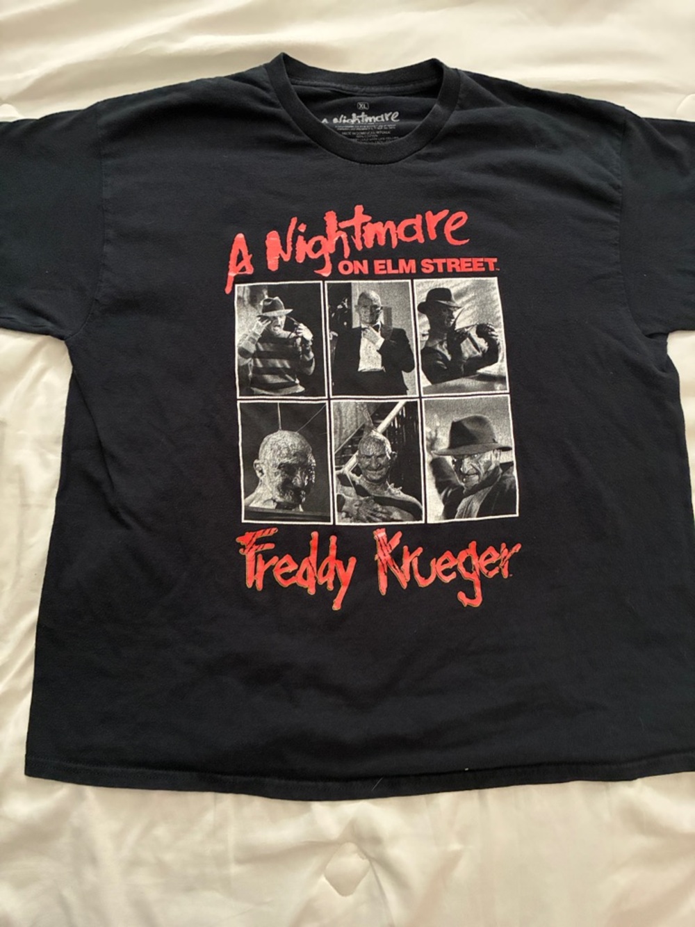 A Nightmare on Elm Street Freddy Krueger Graphic Tee - Black